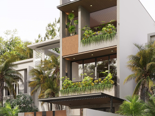 Thiết Kế Nhà Phố 2–3 Tầng – Bản Vẽ & Chi Phí Chi Tiết