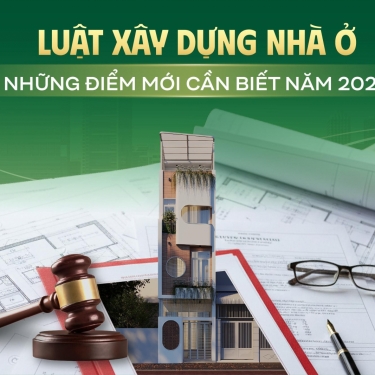 Những thay đổi mới trong luật xây dựng nhà phố
