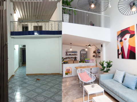 Trước & Sau khi cải tạo nhà gác lửng – Dự án thực tế