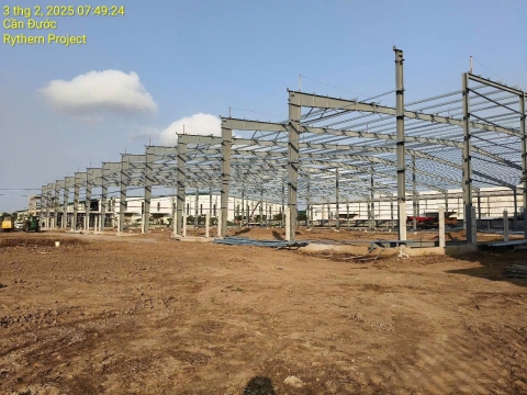 Thi công lắp dựng kết cấu thép nhà xưởng chuyên nghiệp 