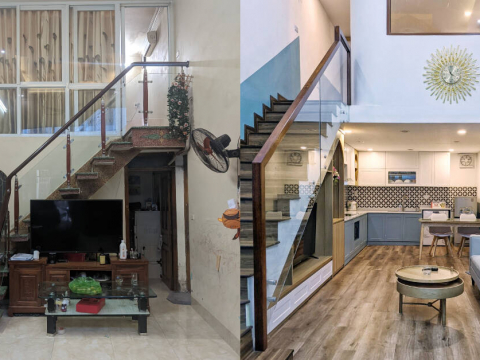 Trước & Sau khi cải tạo nhà gác lửng – Dự án thực tế