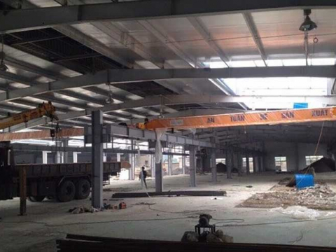 Hình ảnh cải tạo nhà xưởng – Quy trình thi công thực tế