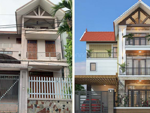 Hình ảnh công trình nâng cấp biệt thự – Thiết Kế Xây Dựng 365