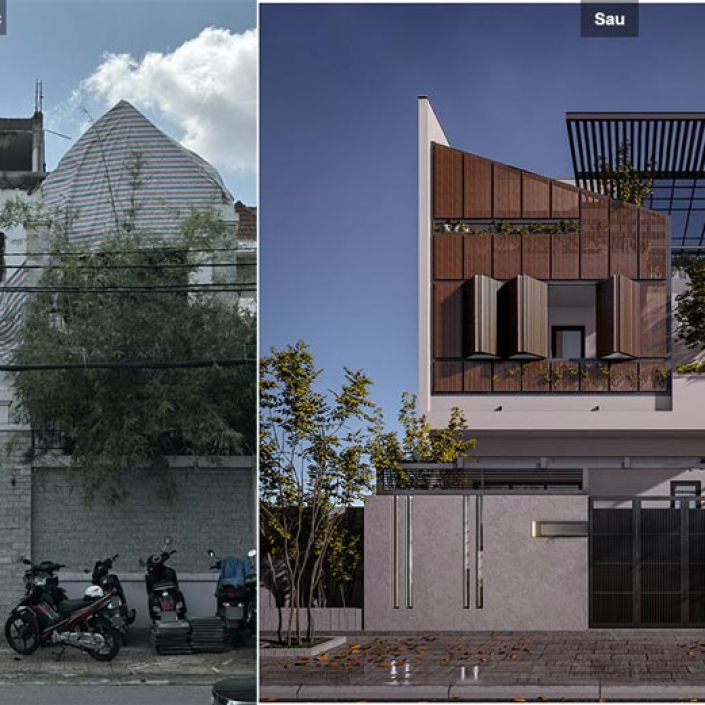 Hình ảnh công trình nâng cấp biệt thự – Thiết Kế Xây Dựng 365